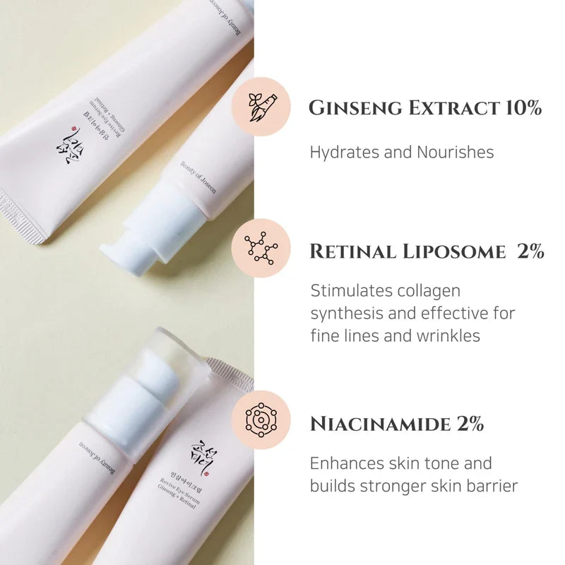 Beauty Of Joseon Revive Eye Serum Ginseng + Retinal Glow Crush Beauty