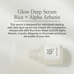Beauty Of Joseon Rice + Alpha-Arbutin Glow Deep Serum 30ml Glow Crush Beauty