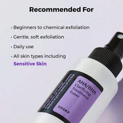COSRX AHA/BHA Clarifying Treatment Toner Glow Crush Beauty