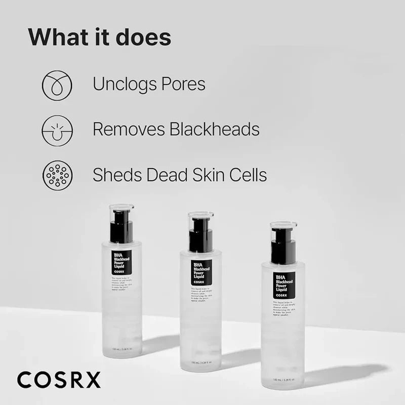 COSRX BHA Blackhead Power Liquid Glow Crush Beauty