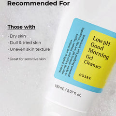 COSRX Low pH Good Morning Cleanser Glow Crush Beauty