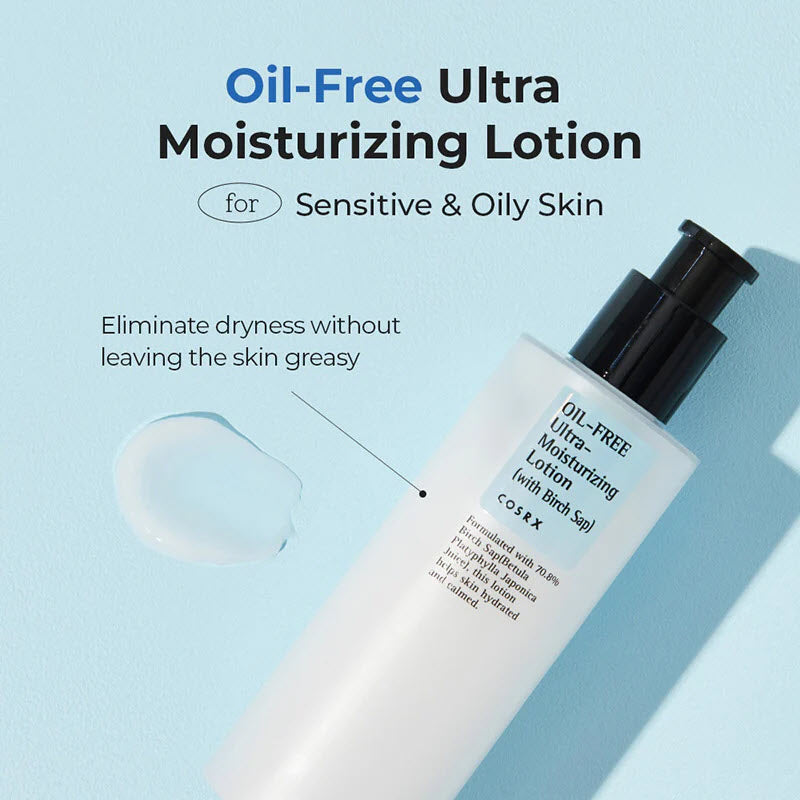 COSRX Oil-Free Ultra-Moisturizing Lotion with Birch Sap - 100ml Glow Crush Beauty