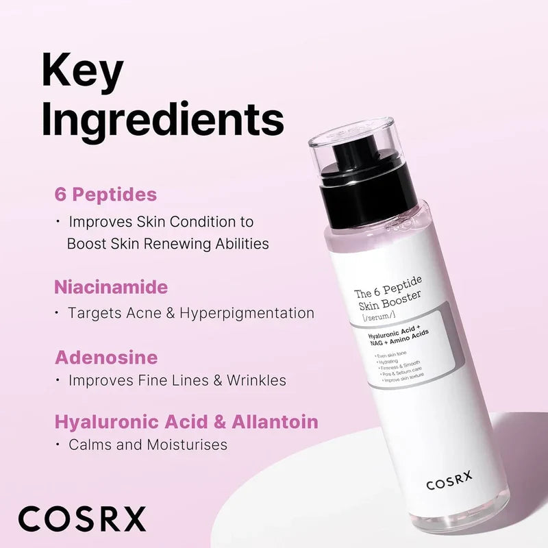 COSRX The 6 Peptide Skin Booster Serum Glow Crush Beauty