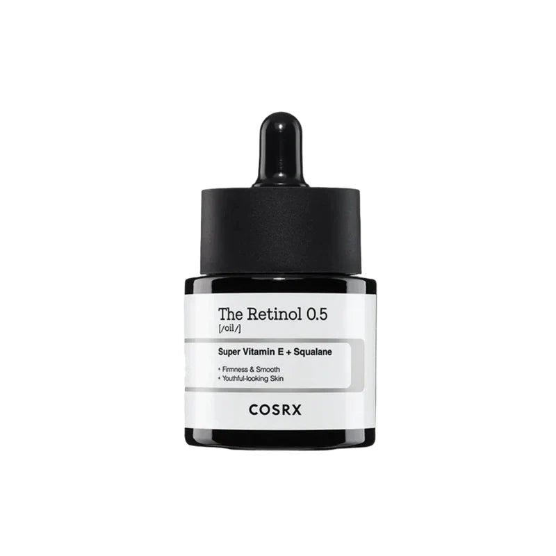 COSRX The Retinol 0.5 Oil Super Vitamin E + Squalane Glow Crush Beauty
