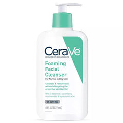 CeraVe Foaming Facial Cleanser for Normal to Oily Skin Glow Crush Beauty
