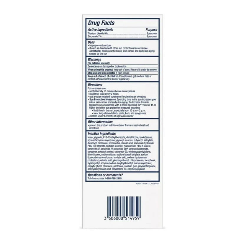 CeraVe Hydrating Mineral Sunscreen SPF 50 Face Lotion Glow Crush Beauty