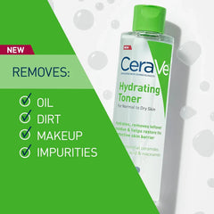 CeraVe Hydrating Toner for Normal to Dry Skin Glow Crush Beauty