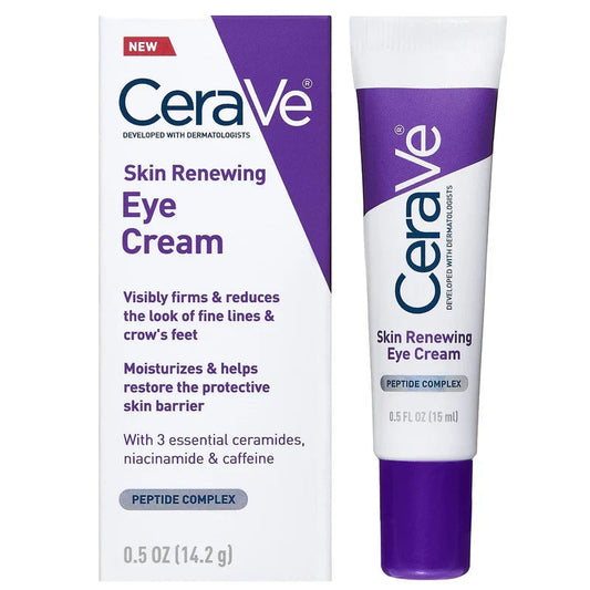 CeraVe Skin Renewing Eye Cream Glow Crush Beauty