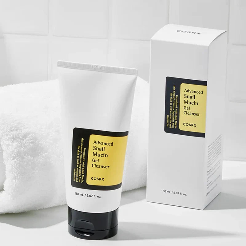 COSRX Advanced Snail Mucin Gel Cleanser Glow Crush Beauty