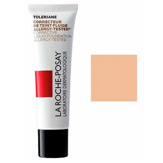 LA ROCHE-POSAY TOLERIANE CORRECTIVE LIQUID FOUNDATION Glow Crush Beauty