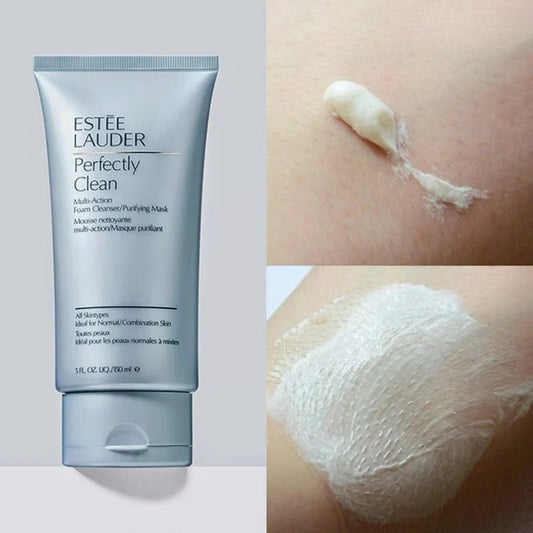 Estee Lauder Perfectly Clean Multi-Action Foam Cleanser Glow Crush Beauty