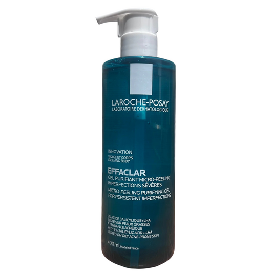 La Roche Posay EFFACLAR Purifying Foaming Gel For Oily Sensitive Skin cleanser ( pump ) Glow Crush Beauty
