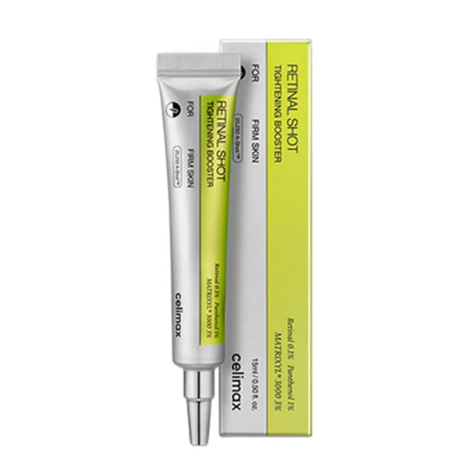 CELIMAX The Vita A Retinal Shot Tightening Booster | with Retinal 0.1%, Matryxyl 3%, Pore Minimizer, Wrinkles & Fine Lines, Firmer Skin, 15ml Glow Crush Beauty
