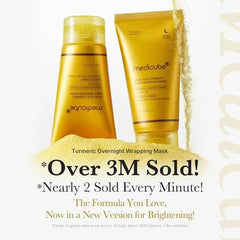 MEDICUBE Kojic Acid Turmeric Night Wrapping Mask Glow Crush Beauty