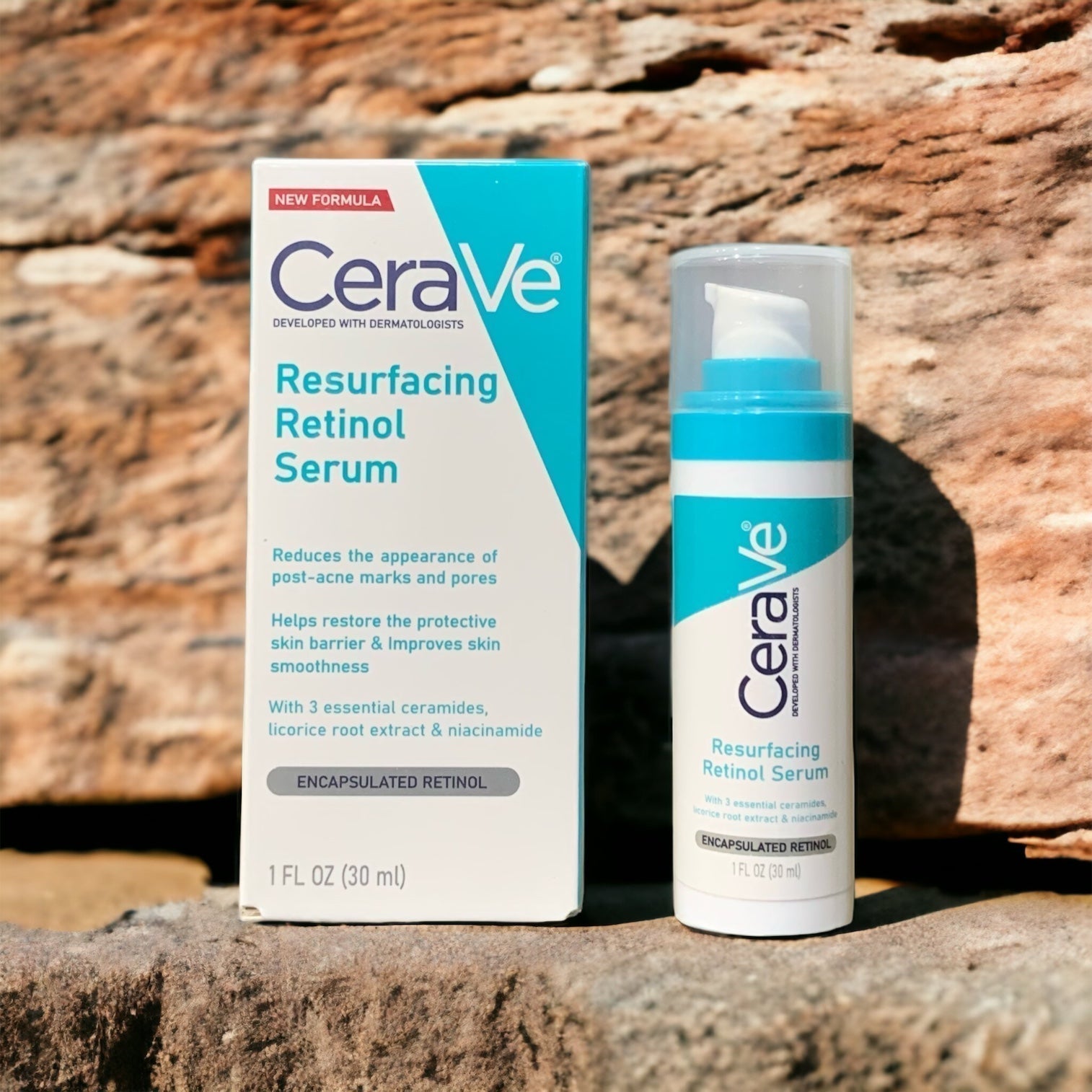 CeraVe Resurfacing Retinol Serum Glow Crush Beauty