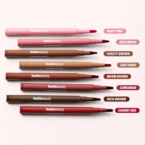 HUDA BEAUTY LIP CONTOUR LIP STAIN FOR 12-HOUR WEAR Glow Crush Beauty
