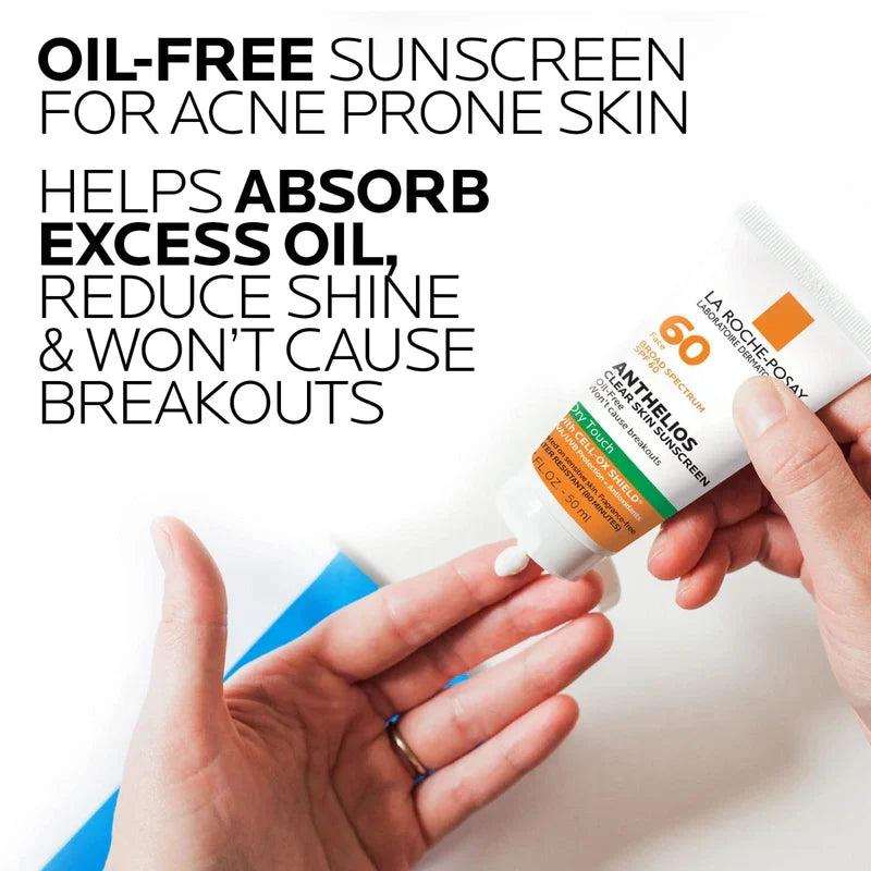 La Roche-Posay Anthelios Clear Skin Oil Free Sunscreen SPF 60 Glow Crush Beauty
