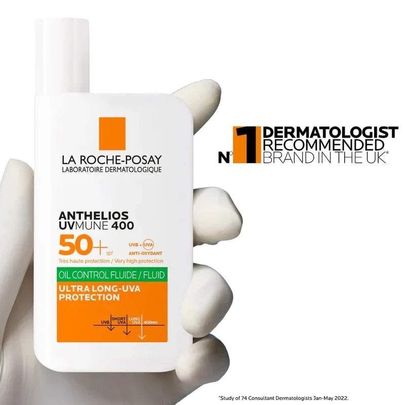 La Roche-Posay Anthelios UVMune 400 Oil Control Fluid SPF50+ Glow Crush Beauty