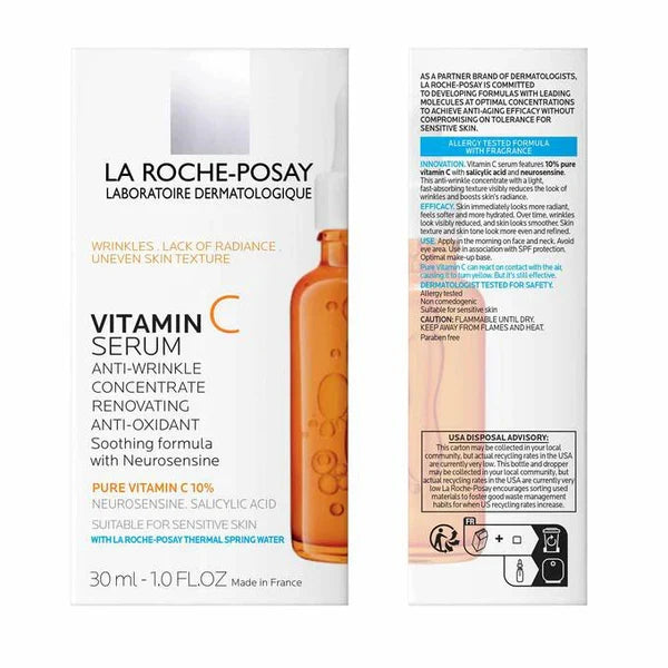 La Roche-Posay 10% Pure Vitamin C Serum Glow Crush Beauty
