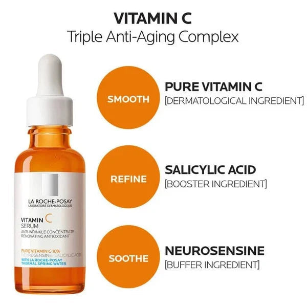La Roche-Posay 10% Pure Vitamin C Serum Glow Crush Beauty