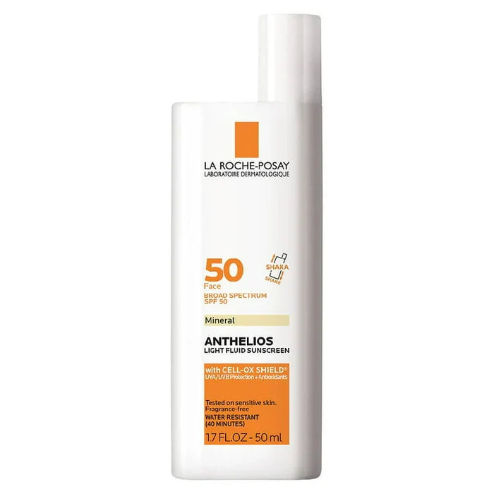 La Roche-Posay Anthelios Light Fluid Mineral Sunscreen SPF 50 Glow Crush Beauty