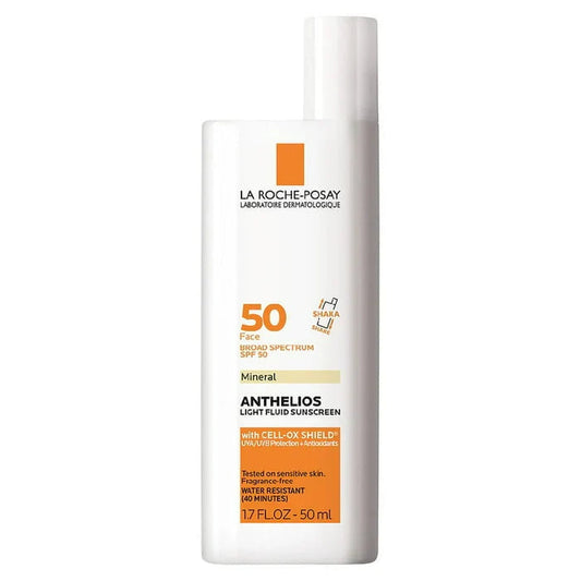 La Roche-Posay Anthelios Light Fluid Mineral Sunscreen SPF 50 Glow Crush Beauty