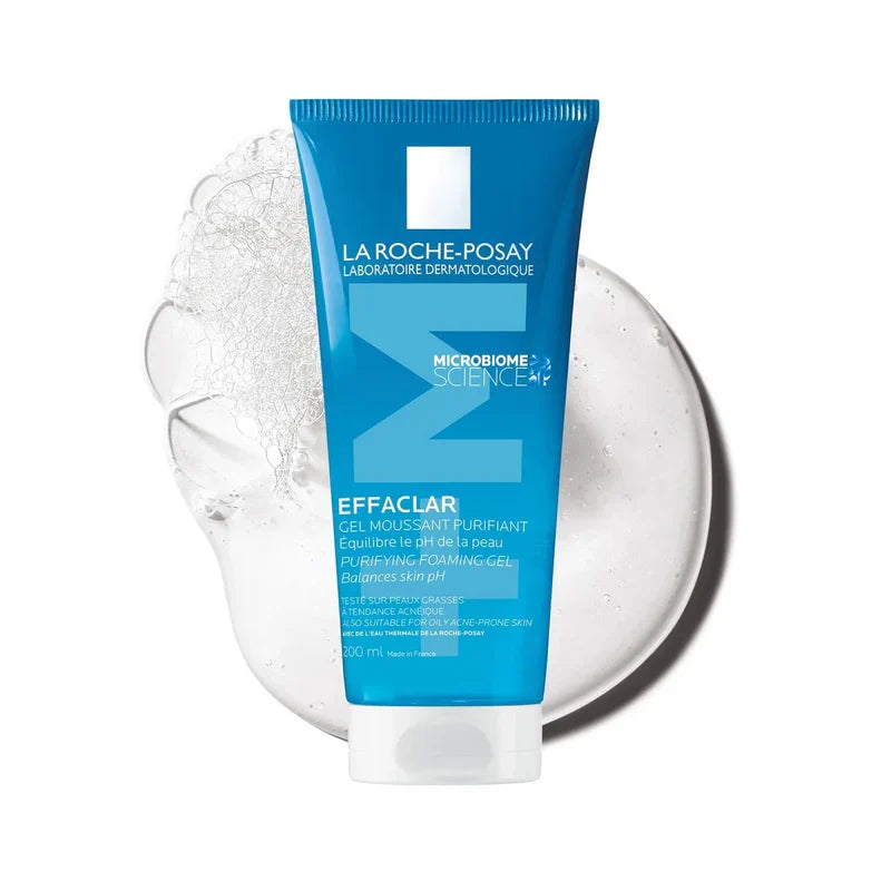 La Roche-Posay Effaclar Purifying Foaming Gel Cleanser for Oily, Blemish-Prone Skin Glow Crush Beauty