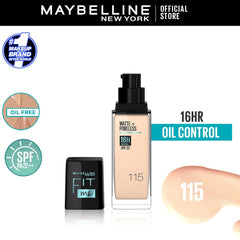 Maybelline Fit Me Matte & Poreless Liquid Foundation Glow Crush Beauty