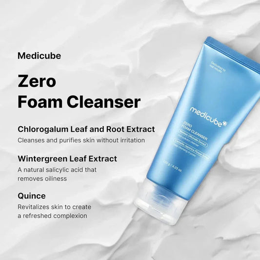 Medicube Zero Foam Cleanser Glow Crush Beauty