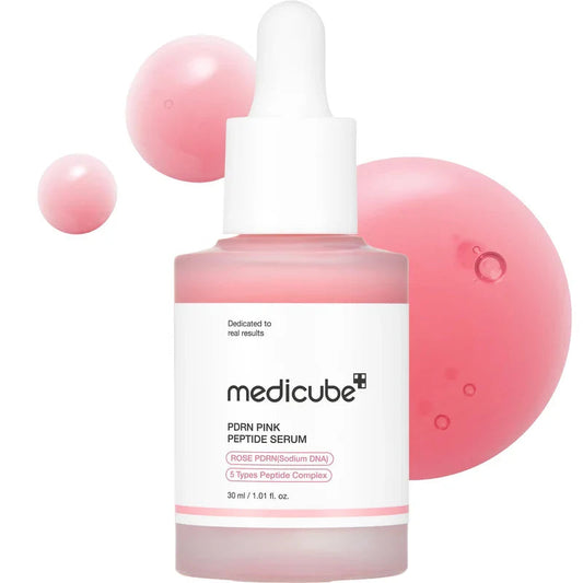 Medicube PDRN Pink Peptide Serum Glow Crush Beauty