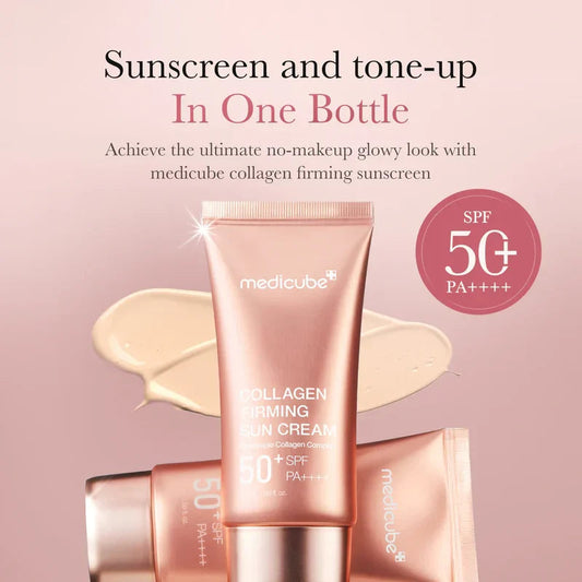 Medicube Collagen Firming Sun Cream 50+SPF PA++++ Glow Crush Beauty