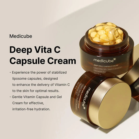 Medicube Deep Vita C Capsule Cream Glow Crush Beauty