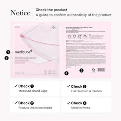 Medicube PDRN Pink Collagen Gel Mask Glow Crush Beauty