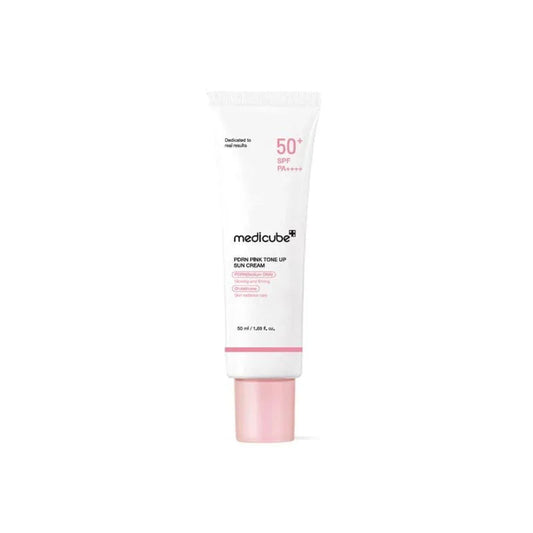 Medicube PDRN Pink Tone Up Sun Cream Glow Crush Beauty