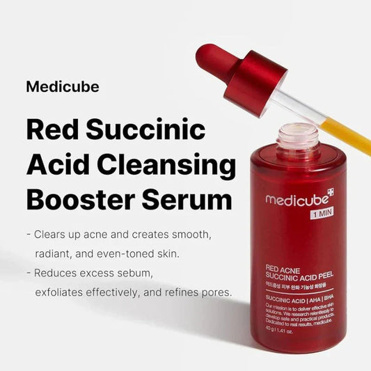 Medicube Red Acne Succinic Acid Peel Glow Crush Beauty