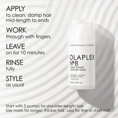 Olaplex No.8 Bond Intense Moisture Mask Glow Crush Beauty