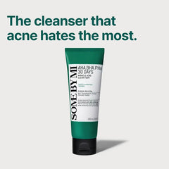 SOME BY MI AHA BHA PHA 30 Days Miracle Acne Clear Foam 100ml Glow Crush Beauty
