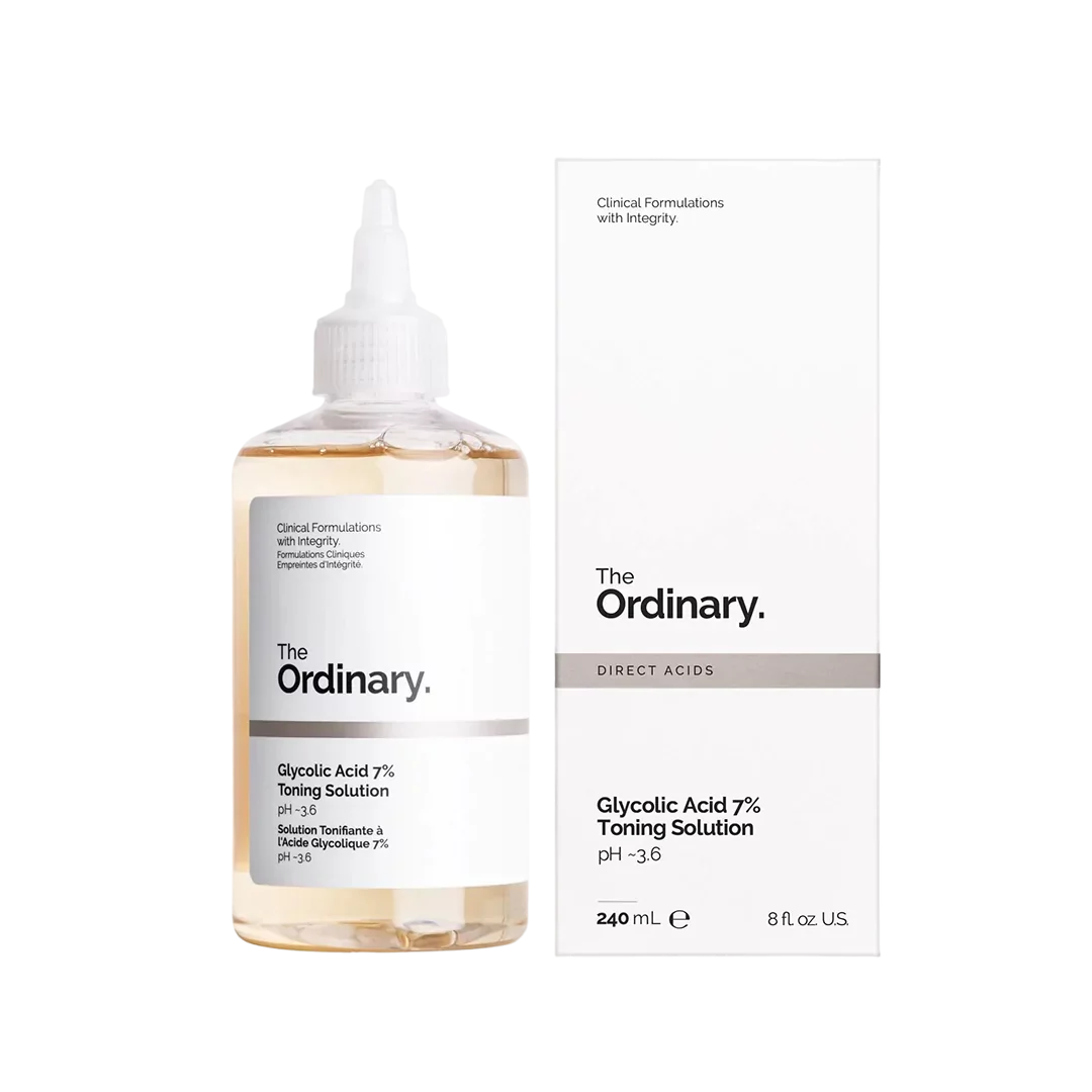 The Ordinary Glycolic Acid 7% Toning Solution Glow Crush Beauty