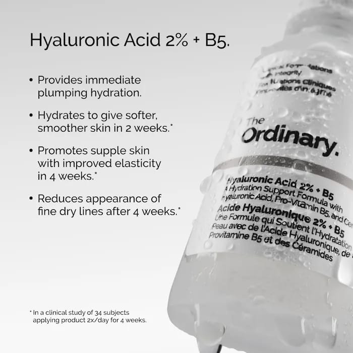 The Ordinary Hyaluronic Acid 2% + B5 Glow Crush Beauty