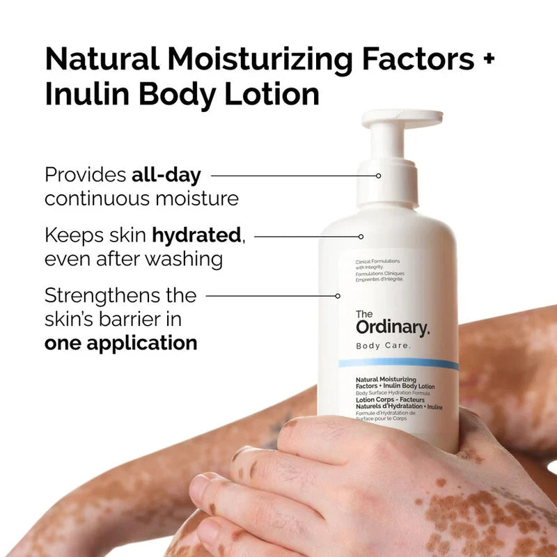 The Ordinary Natural Moisturizing Factors + Inulin Body Lotion Glow Crush Beauty