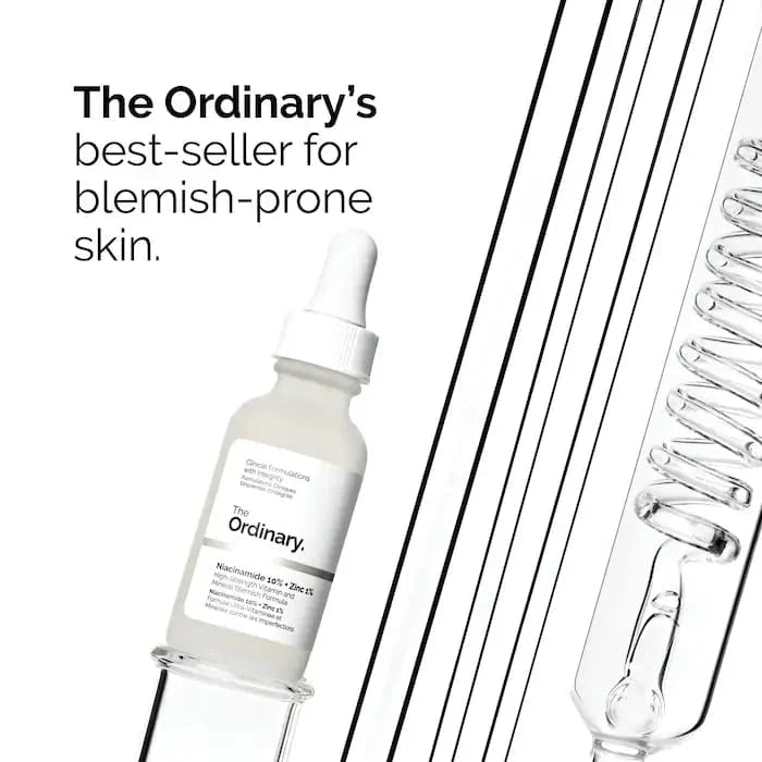 The Ordinary Niacinamide 10% + Zinc 1% Serum Glow Crush Beauty