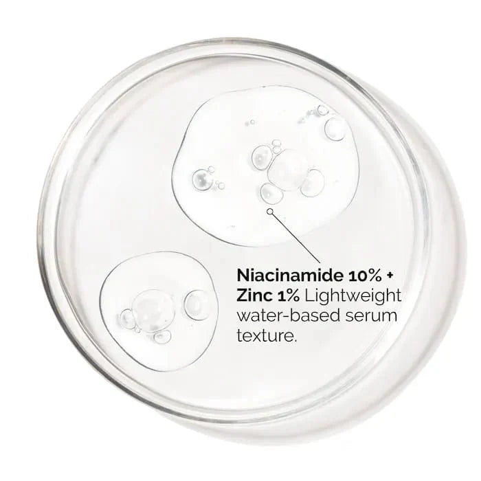 The Ordinary Niacinamide 10% + Zinc 1% Serum Glow Crush Beauty