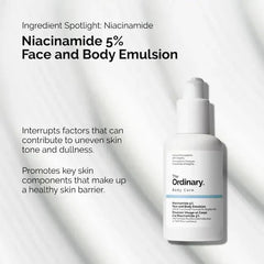 The Ordinary Niacinamide 5% Face and Body Emulsion Glow Crush Beauty