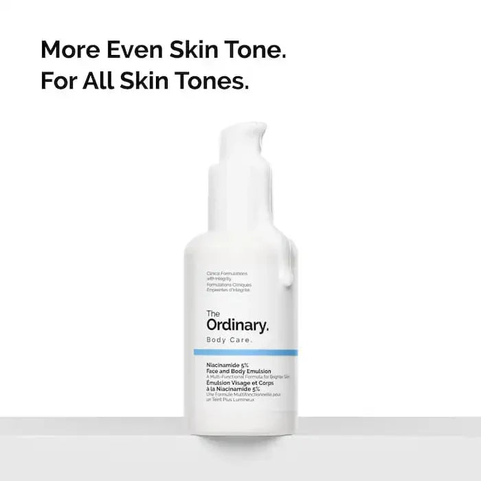 The Ordinary Niacinamide 5% Face and Body Emulsion Glow Crush Beauty