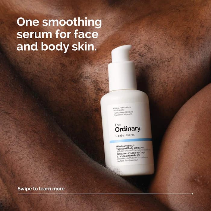 The Ordinary Niacinamide 5% Face and Body Emulsion Glow Crush Beauty