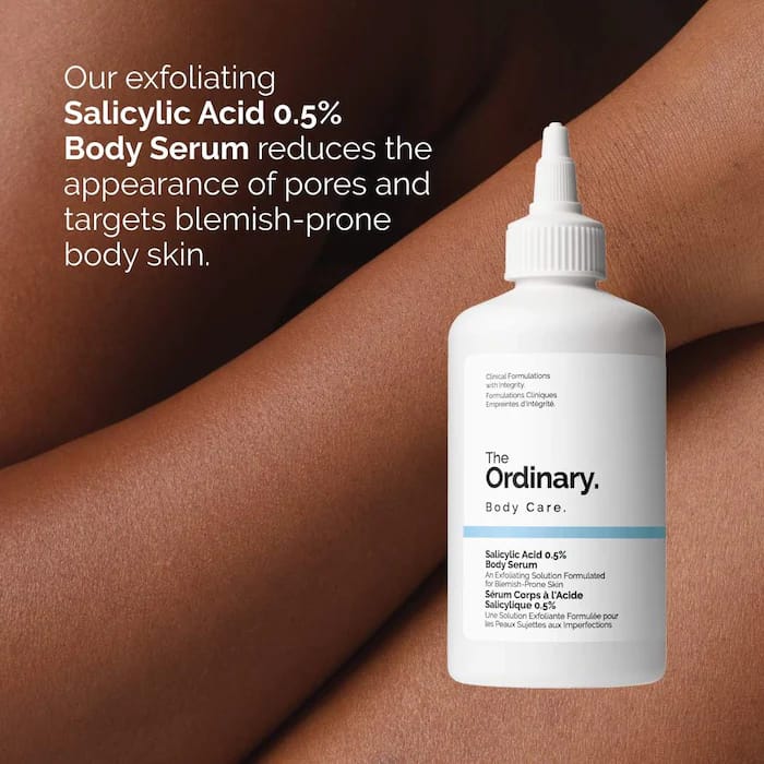 The Ordinary Salicylic Acid 0.5% Body Serum Glow Crush Beauty