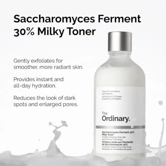 The Ordinary Saccharomyces Ferment 30% Milky Toner Glow Crush Beauty