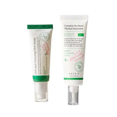 Bundle - AXIS-Y Dark Spot Correcting Glow Serum + Complete No-Stress Physical Sunscreen Glow Crush Beauty