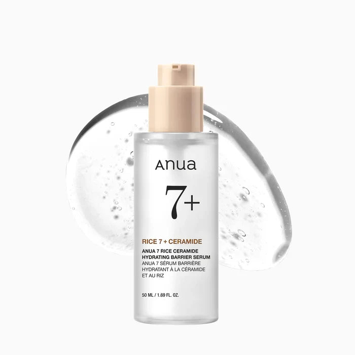 Anua 7 Rice Ceramide Hydrating Barrier Serum 50ml / 1.69 fl. oz. Glow Crush Beauty