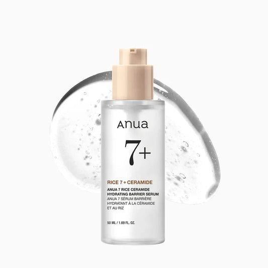 Anua 7 Rice Ceramide Hydrating Barrier Serum 50ml / 1.69 fl. oz. Glow Crush Beauty